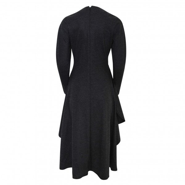 CÉLINE Wool Draped Dress