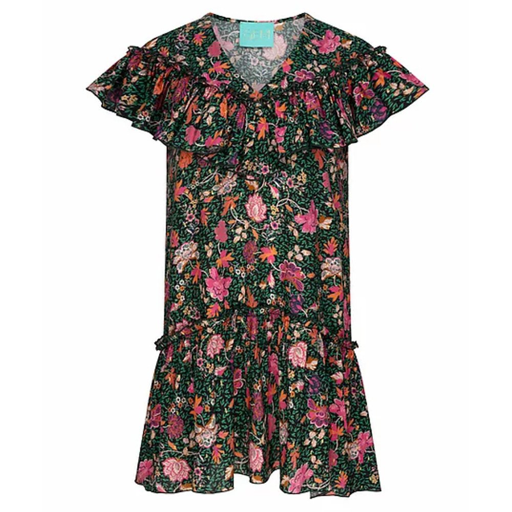 Gem London Collette Mini Dress In Floral
