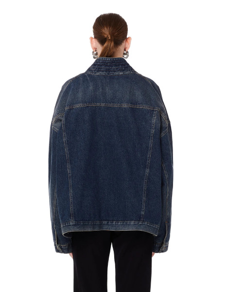 Balenciaga Judo Padded Denim Kimono Jacket