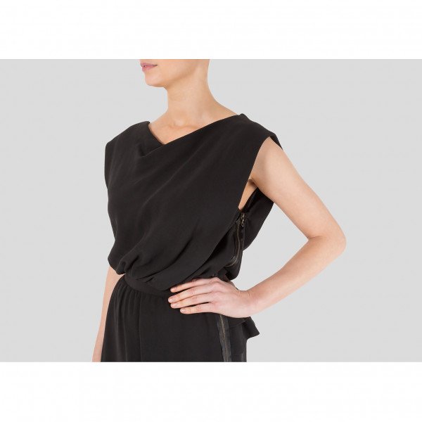 Lanvin Sleeveless Draped Dress