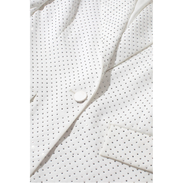 Nadine Merabi Crystal-Embellished Jacket