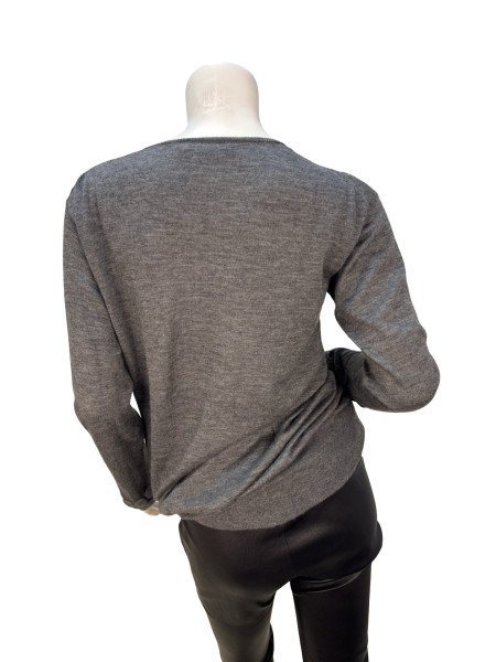 Dior Vintage Grey Jewel Jumper