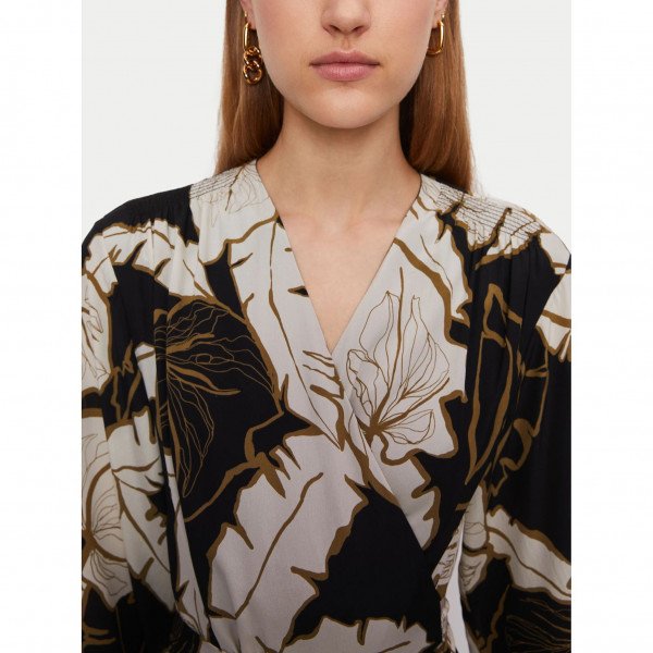 Jigsaw lime leaf dress top