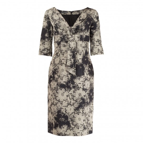 Alexander McQueen Floral Lace-Print Dress