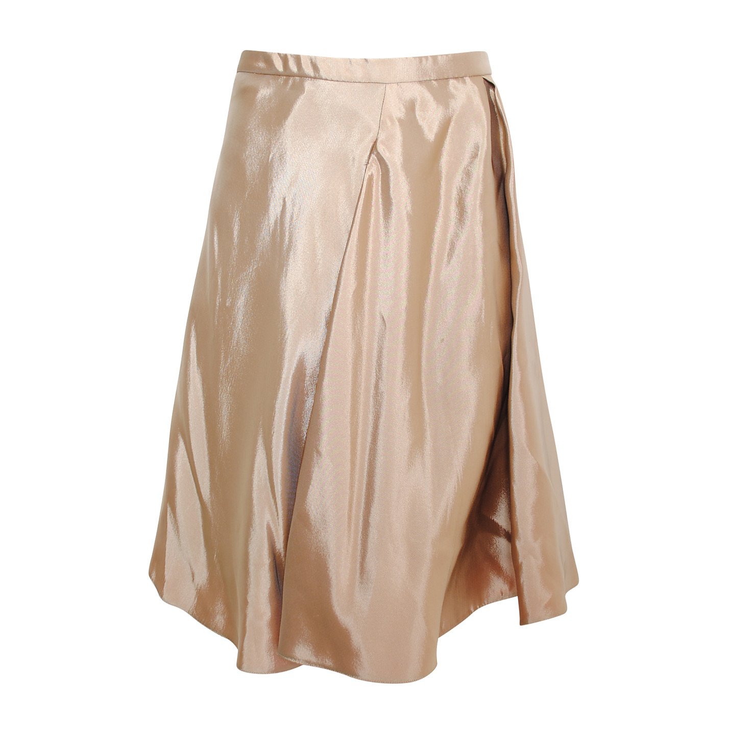 Balenciaga Flared Satin Skirt