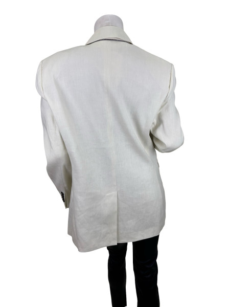 Brunello Cucinelli Double-Breasted Linen Blazer