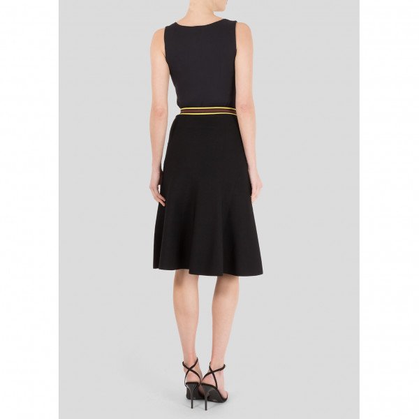 Sandro Britt Flared Stretch-Knit Skirt