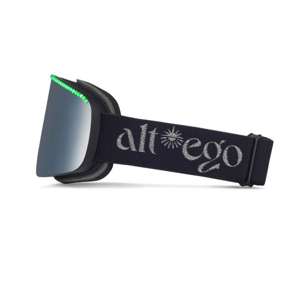 alt*ego RUNWAY GOGGLE - SILVER NEON GREEN