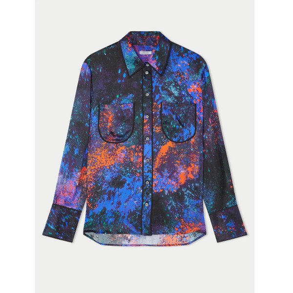 Jigsaw Silk Paint Drops Shirt