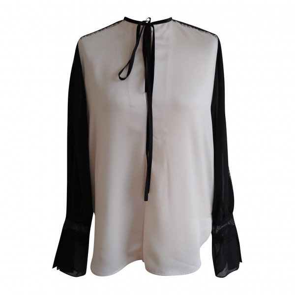 Amanda Wakeley Lace Detail Silk Shirt
