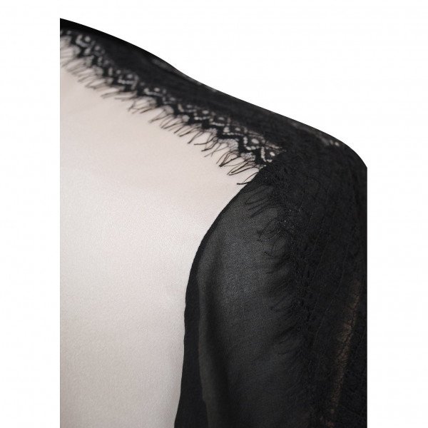 Amanda Wakeley Lace Detail Silk Shirt