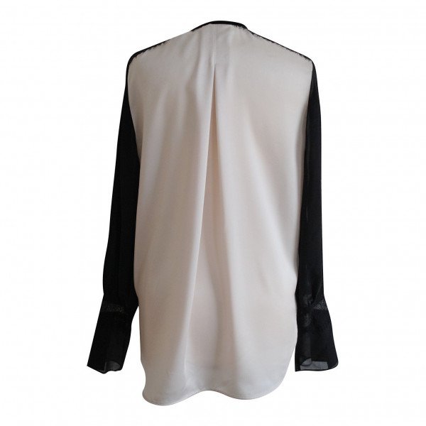 Amanda Wakeley Lace Detail Silk Shirt