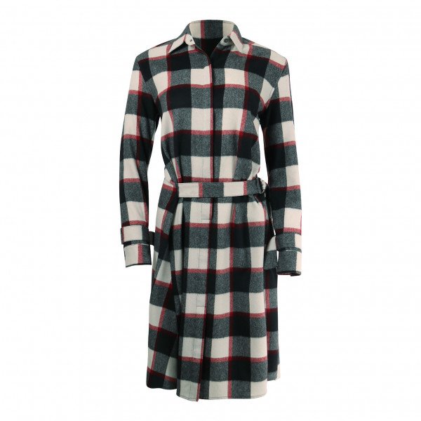 3.1 Phillip Lim Belted Tartan Shirt Dress