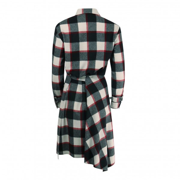 3.1 Phillip Lim Belted Tartan Shirt Dress