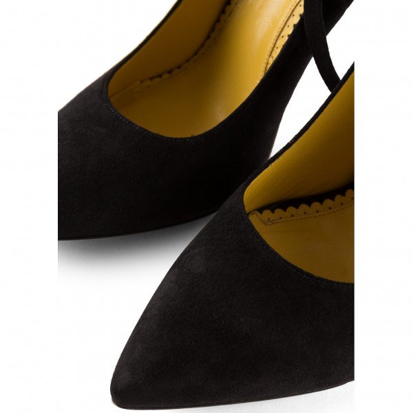 Charlotte Olympia Sabine Suede Wrap Pumps