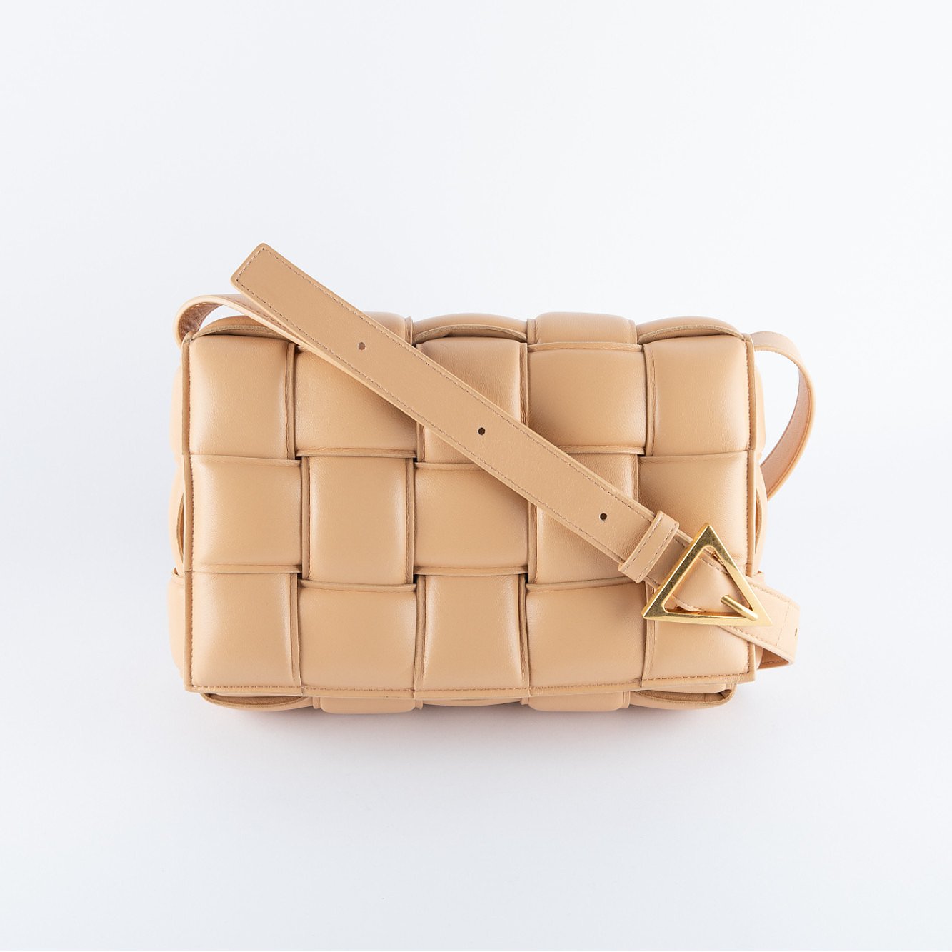 Bottega Veneta Cassette Padded Intrecciato Leather Shoulder Bag