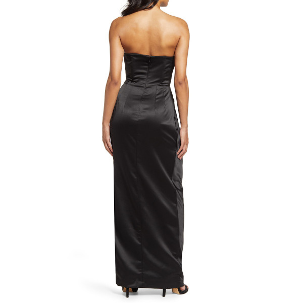 HOUSE OF CB Satin Corseted Maxi Dress