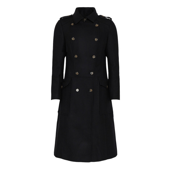 Rent Buy Karen Millen Italian Wool Military Coat MY WARDROBE HQ