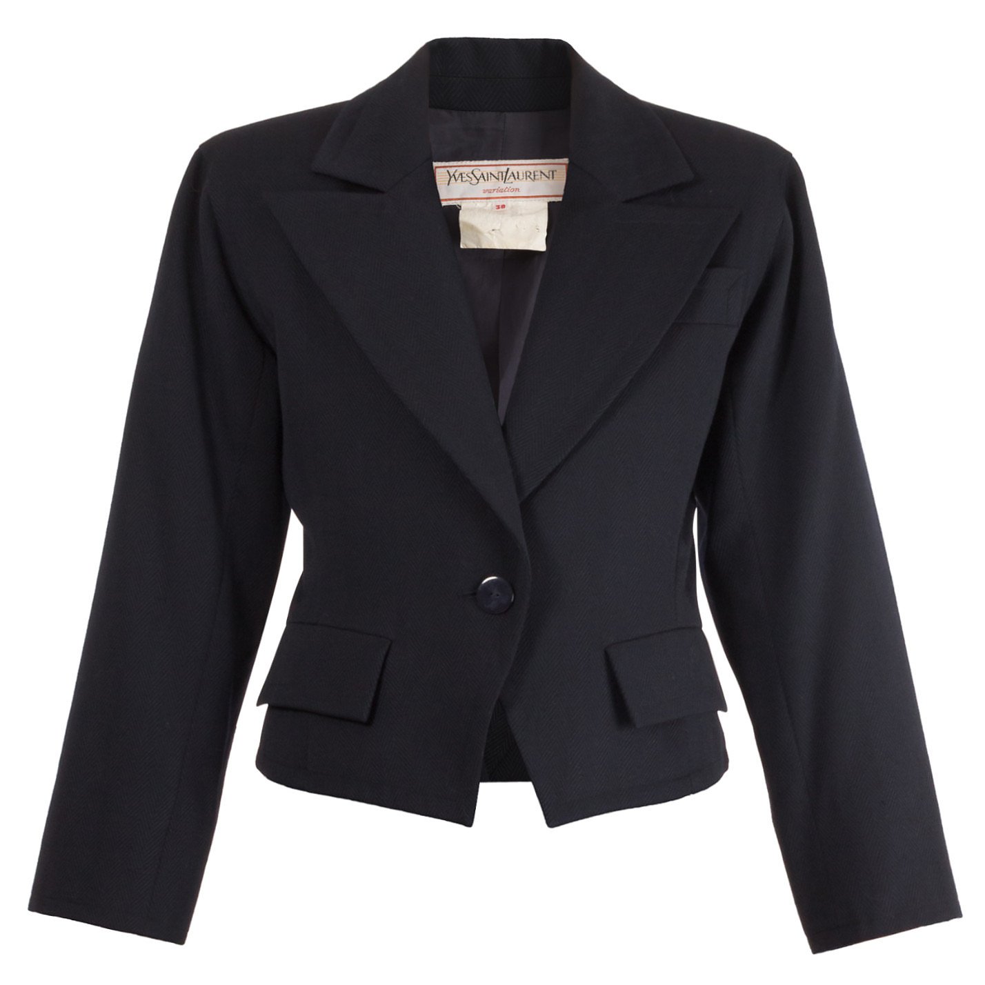 Rent or Buy Yves Saint Laurent Vintage YSL Variation Cropped Jacket ...