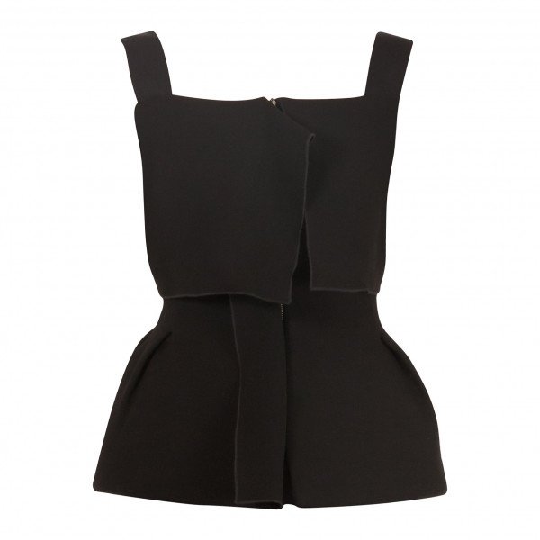 Roland Mouret Wool Peplum Top