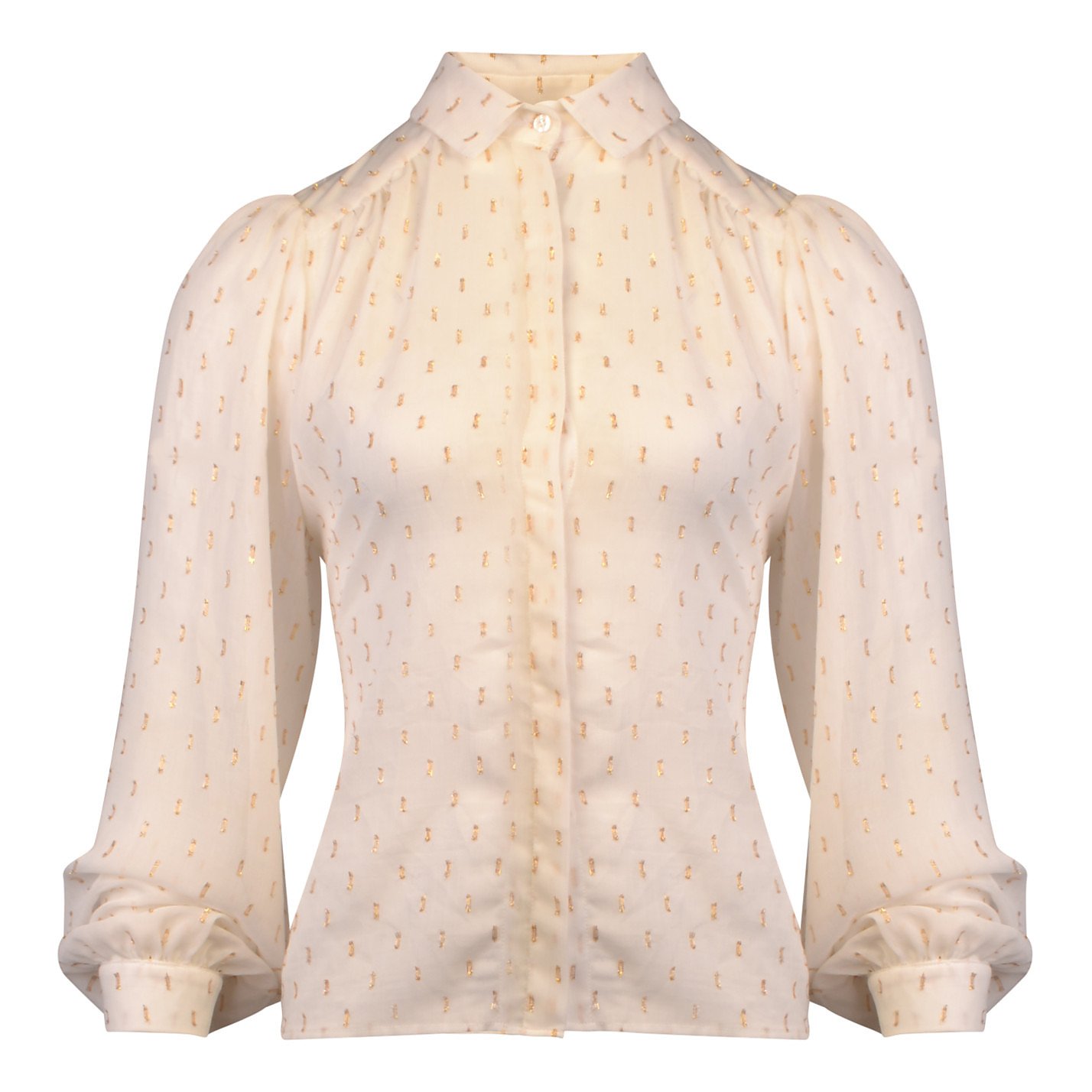 Lisou Eliza Chiffon Dash Print Shirt