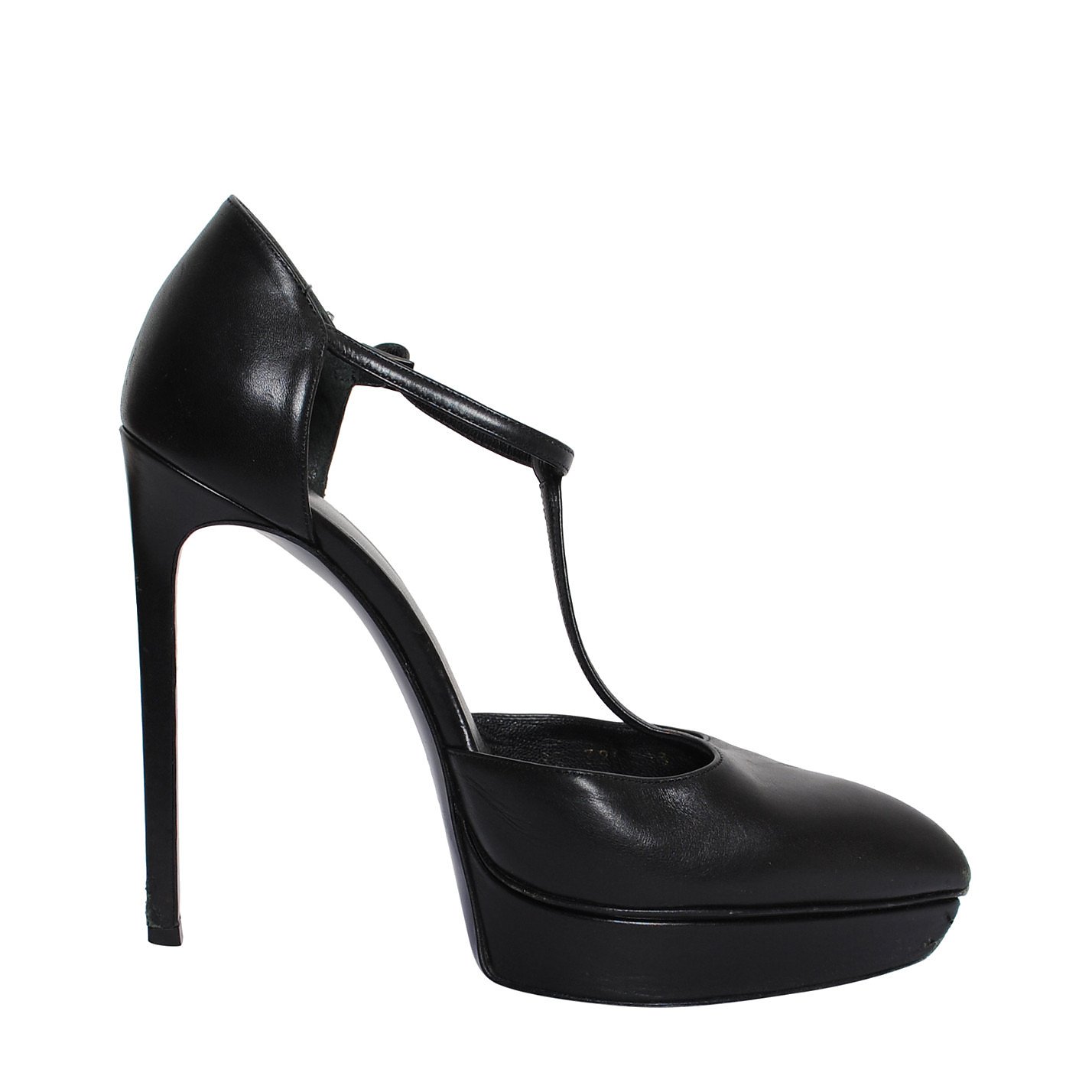 Saint Laurent Leather Platform Pumps