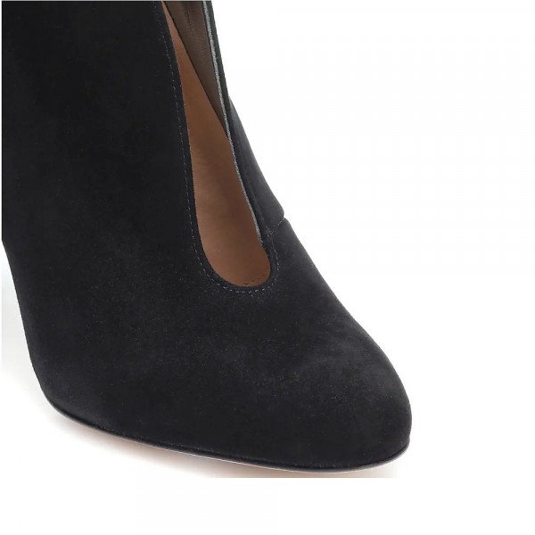 GIANVITO ROSSI Vamp 85 Suede Ankle Pumps