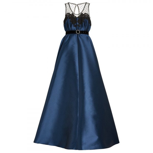 Alexis Mabille Belted Satin Gown