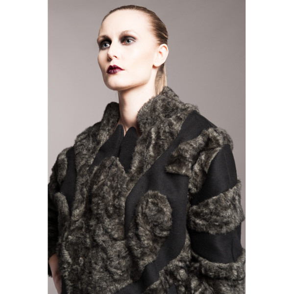 Jigsaw faux fur on sale coat