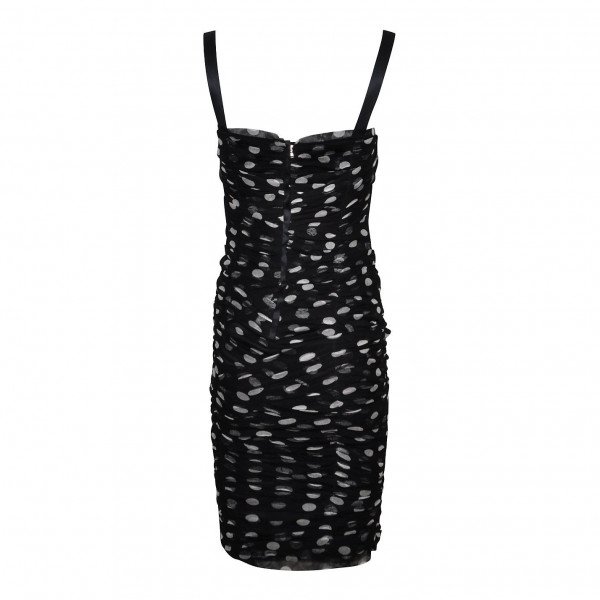 DOLCE & GABBANA Polka Dot Bodycon Dress