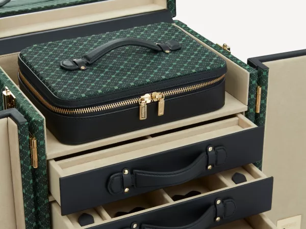 Tanner Krolle Jewellery trunk-Green/Black