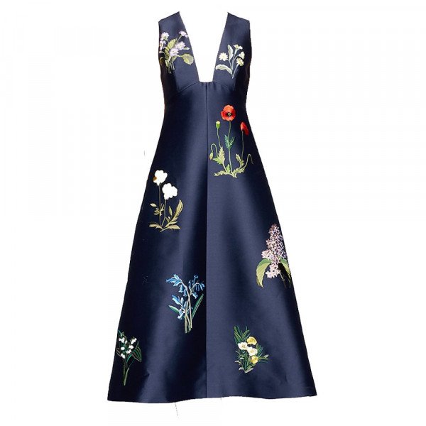 Stella McCartney Kaitlyn Floral Embroidery Dress