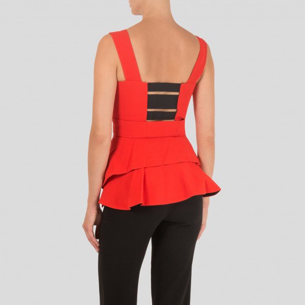 Roland Mouret Cutout Sleeveless Top