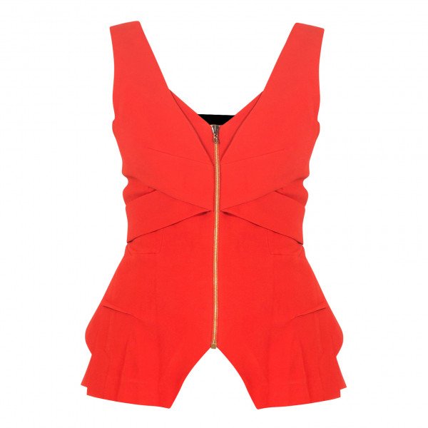 Roland Mouret Cutout Sleeveless Top