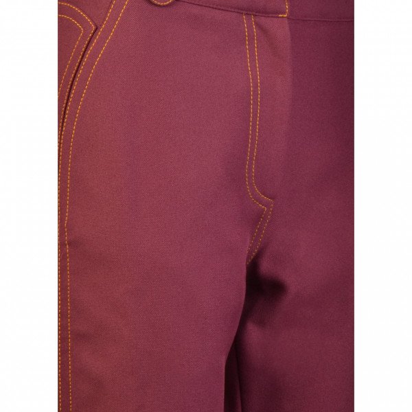Marc Jacobs Contrast-Stitch Wide Leg Trousers