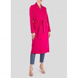 Maje pink coat clearance