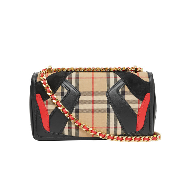 Burberry Small Applique Vintage Check Lola Bag