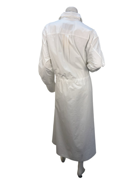 Valentino White Cotton Maxi Dress