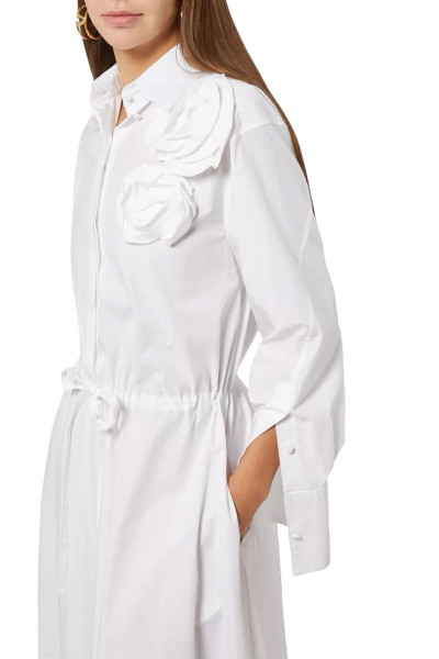 Valentino White Cotton Maxi Dress