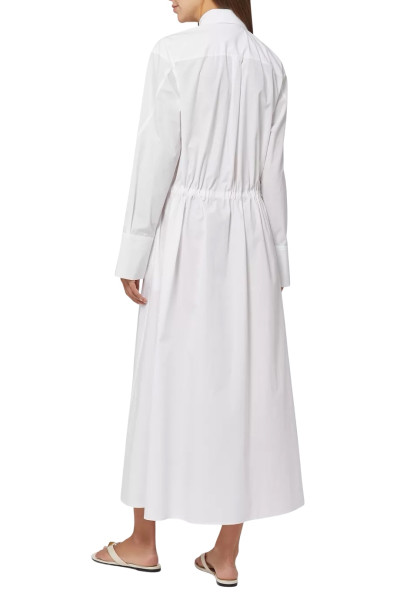 Valentino White Cotton Maxi Dress