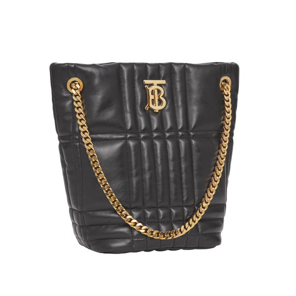 Burberry Quilted Leather Small Lola Bucket Bag