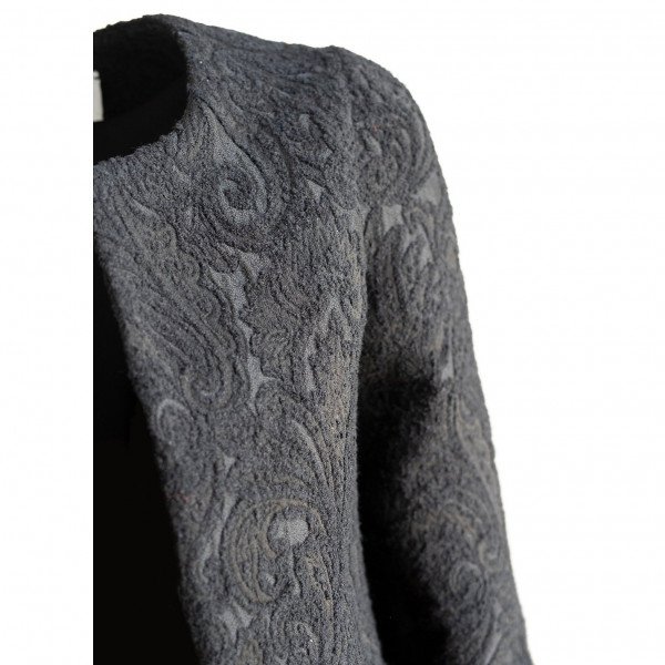 Emilio De La Morena Silk Cotton & Wool Jacquard Jacket