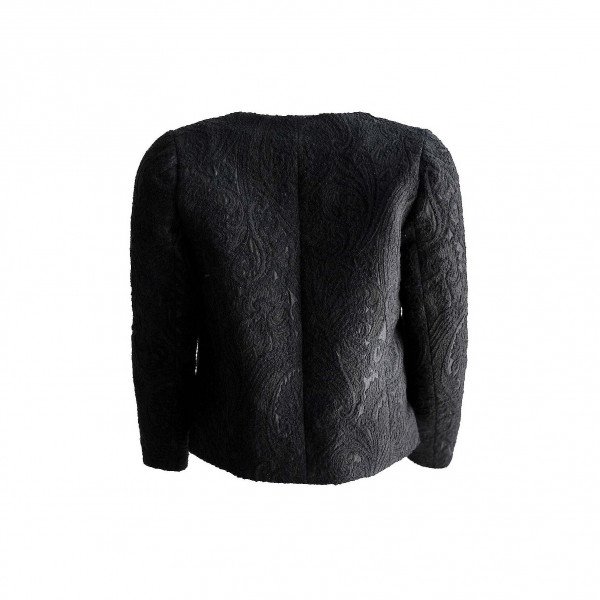 Emilio De La Morena Silk Cotton & Wool Jacquard Jacket