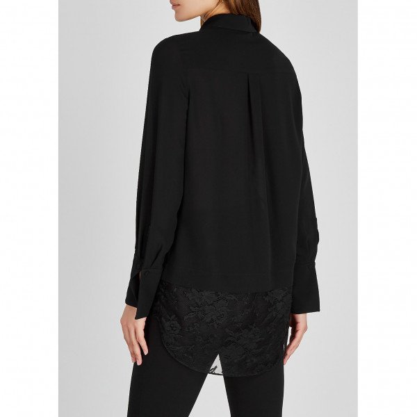 Alexander McQueen Heavy Georgetta Lace Shirt