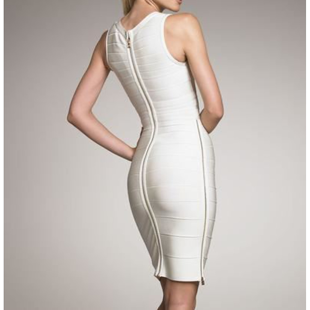 Herve Leger Sleeveless Bandage Dress