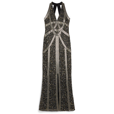 Karen Millen☆クリスタル ホルター マキシドレス♪【送料込】 Rent Buy Karen Millen Crystal Embellished Halter Woven Maxi