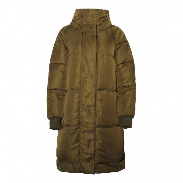 Maje green puffer coat store