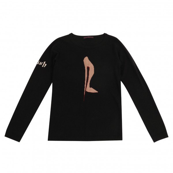 Bella Freud Spike Shoe Fetish Sweater