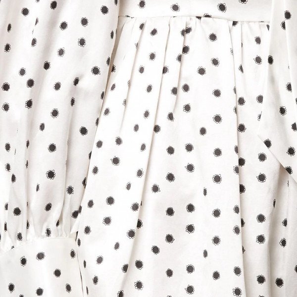 Shrimps Polka Dot Pussy Bow Dress
