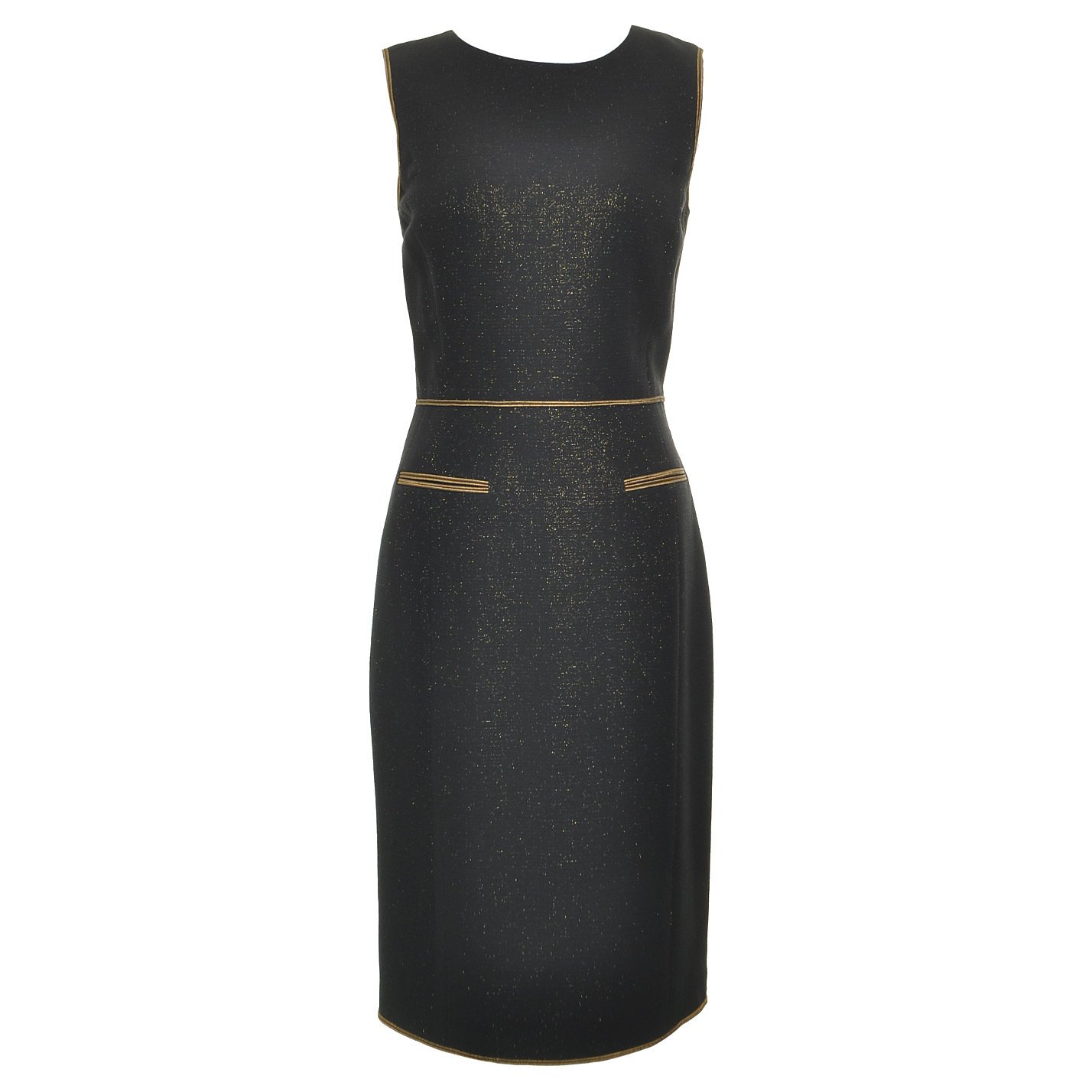 CHANEL Sleeveless Shimmer Dress